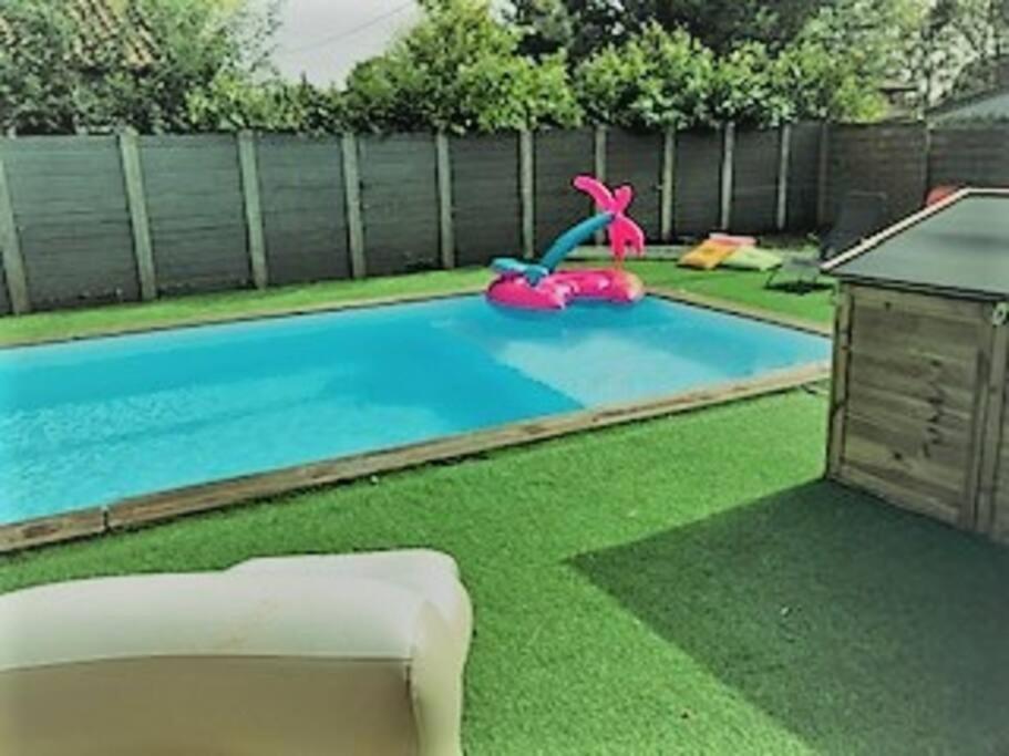 Detente Piscine Et Jacuzzi Au Bassin D'Arcachon 安德诺莱斯贝恩 外观 照片