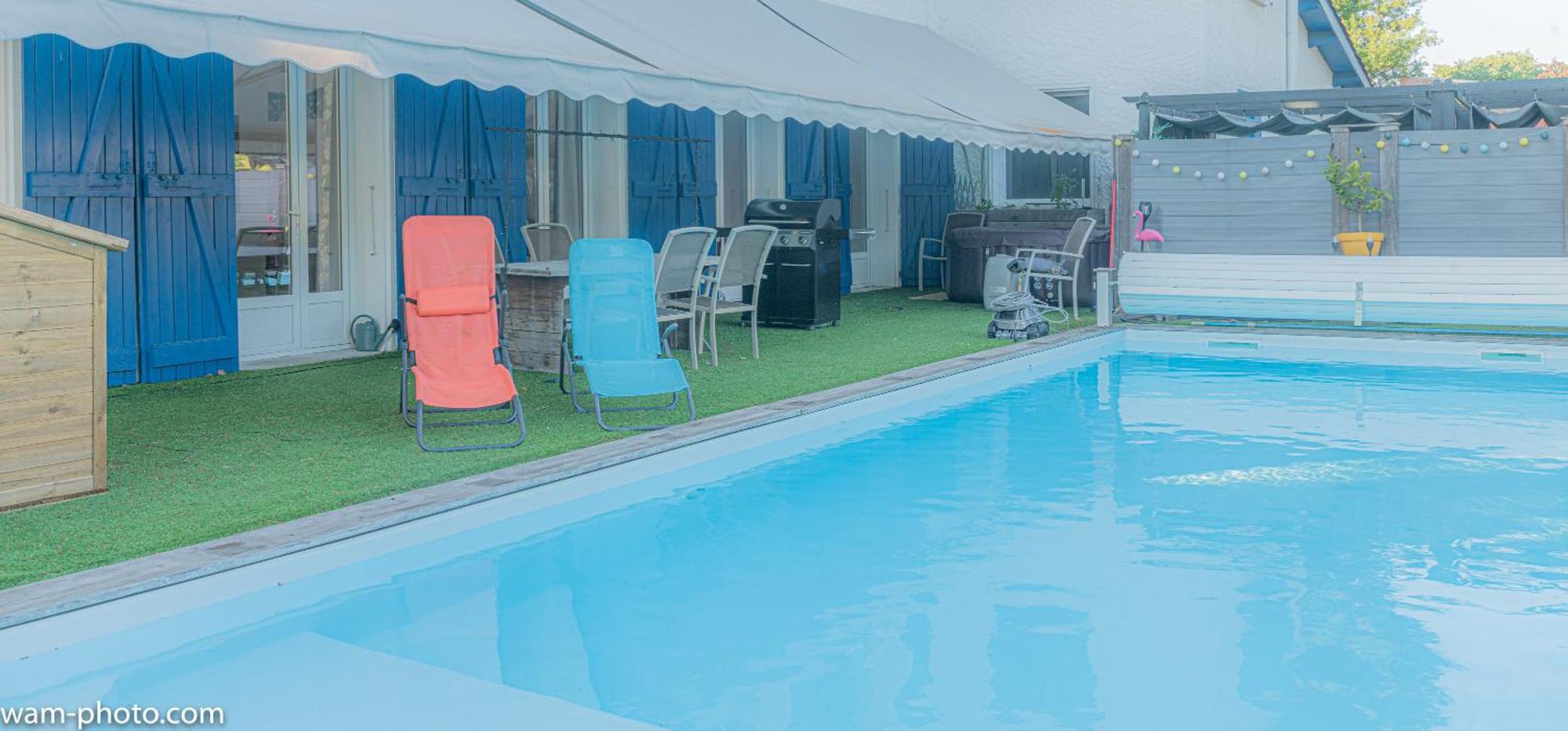 Detente Piscine Et Jacuzzi Au Bassin D'Arcachon 安德诺莱斯贝恩 外观 照片